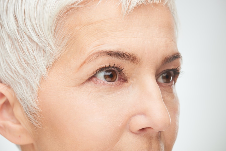 Close up of a woman's eye