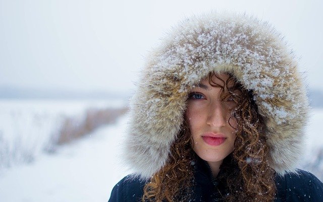 woman outside during the winter